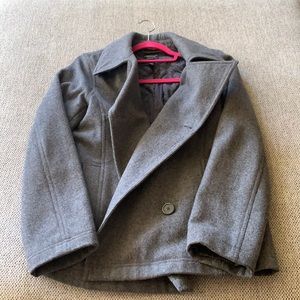 American Eagle Gray Pea Coat